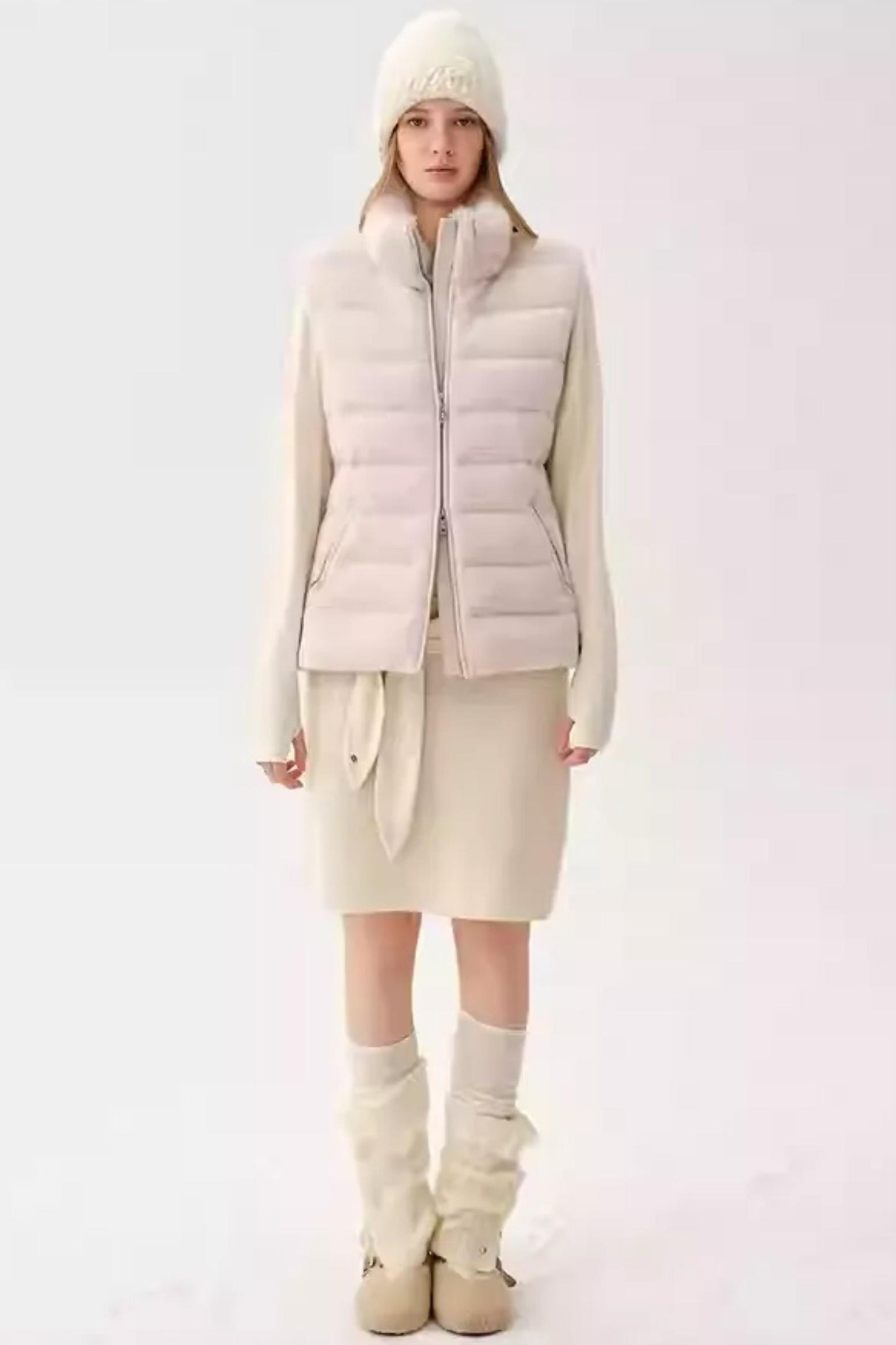 Warm Wool Blend Knit Socks