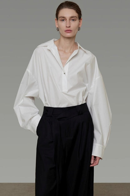 Autumn  High-End V-Neck Shirt