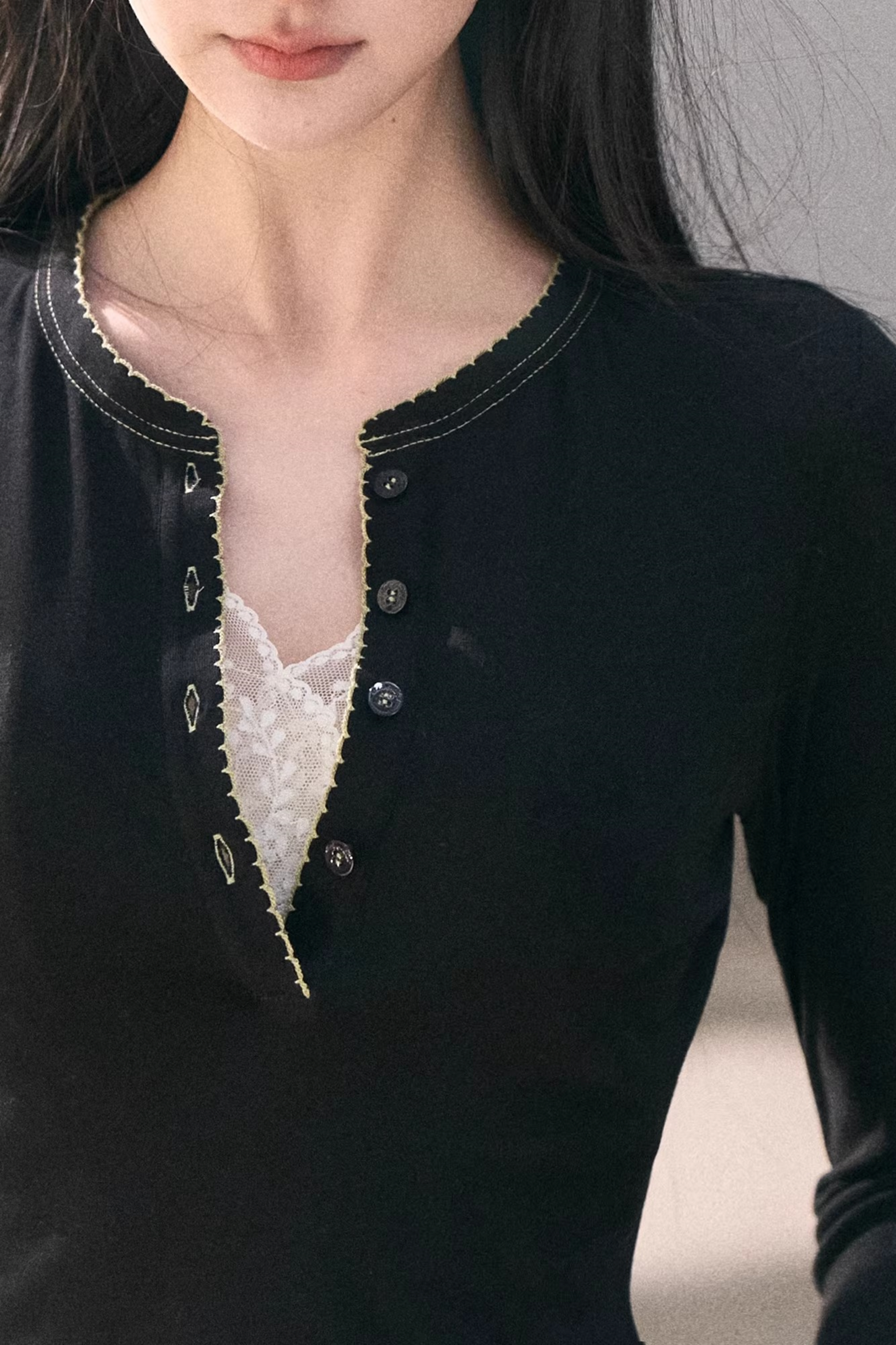 Suspended Moonlight Slim-Fit Top