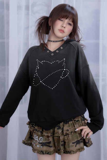 Versatile Sweet Black Dress & Skirt Set-Up