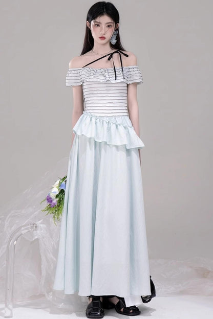 Aurora One-Shoulder A-Line Dress