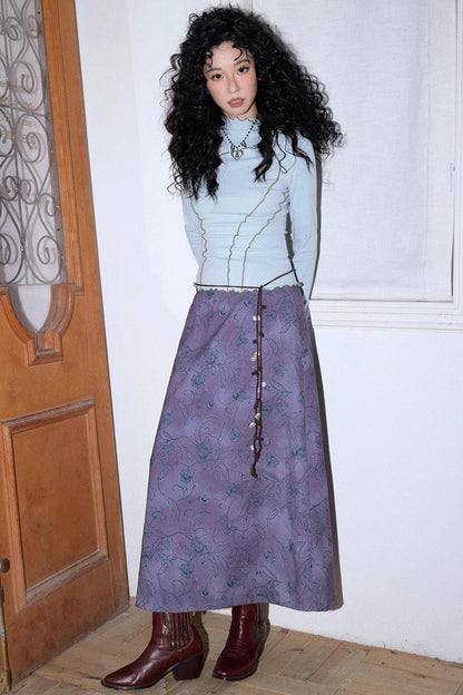 Floral Philosophy Skirt