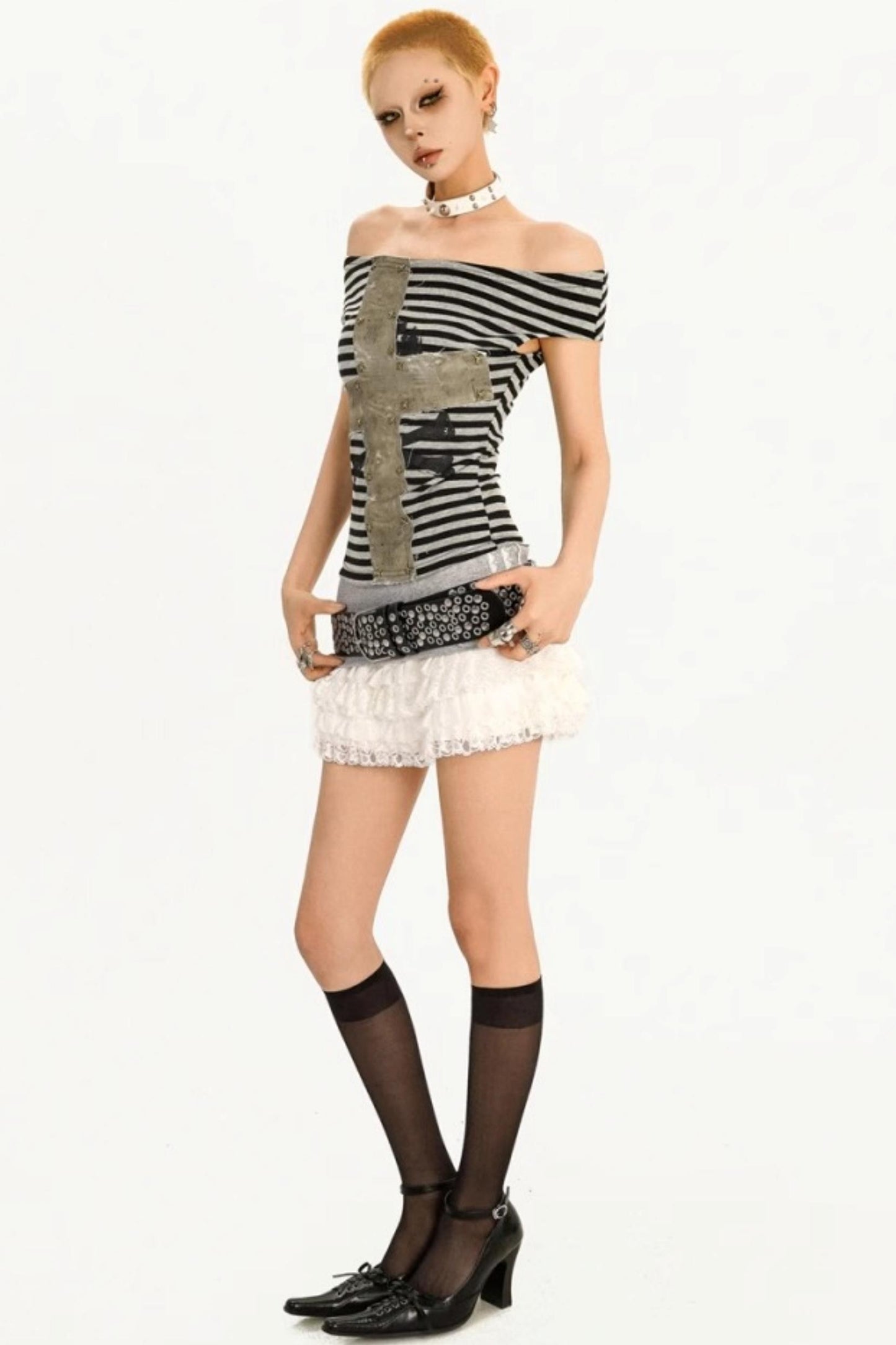 Original Stitched Striped T-Shirt