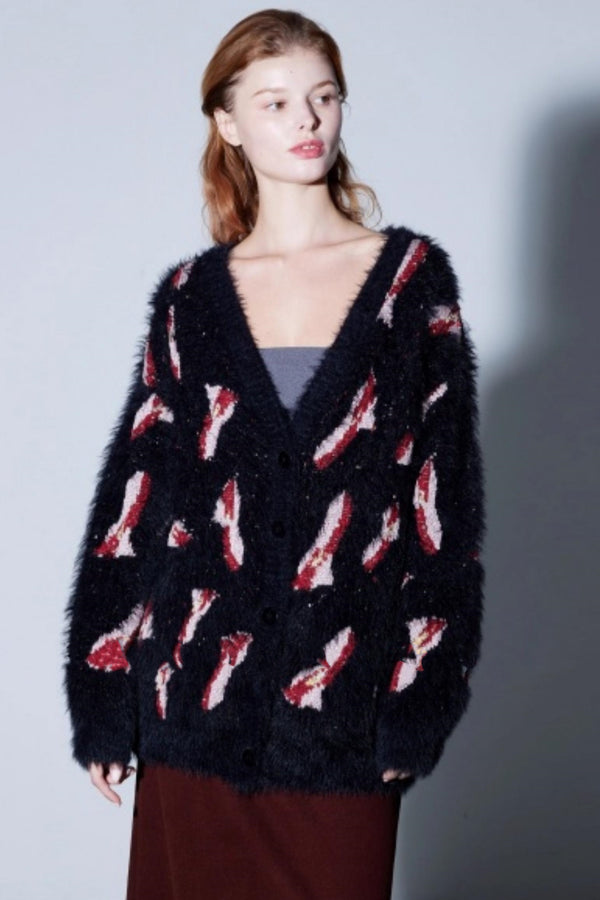 Lily of the Valley Jacquard Cardigan