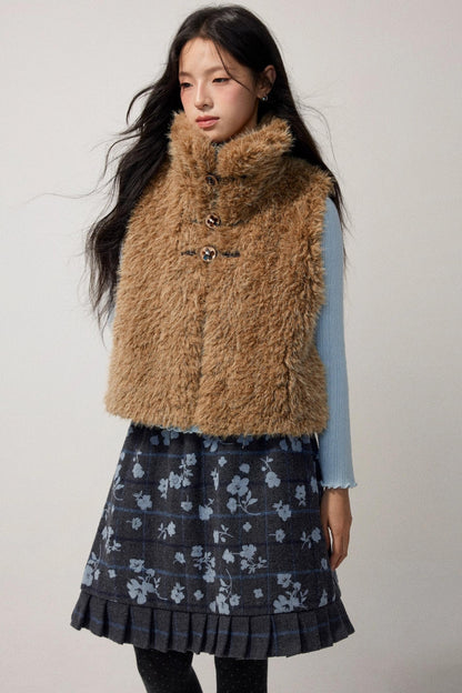 Lake Blue Fleece Knit Top