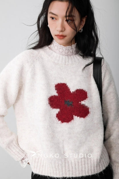 Ingko Cloud Floral Sweater
