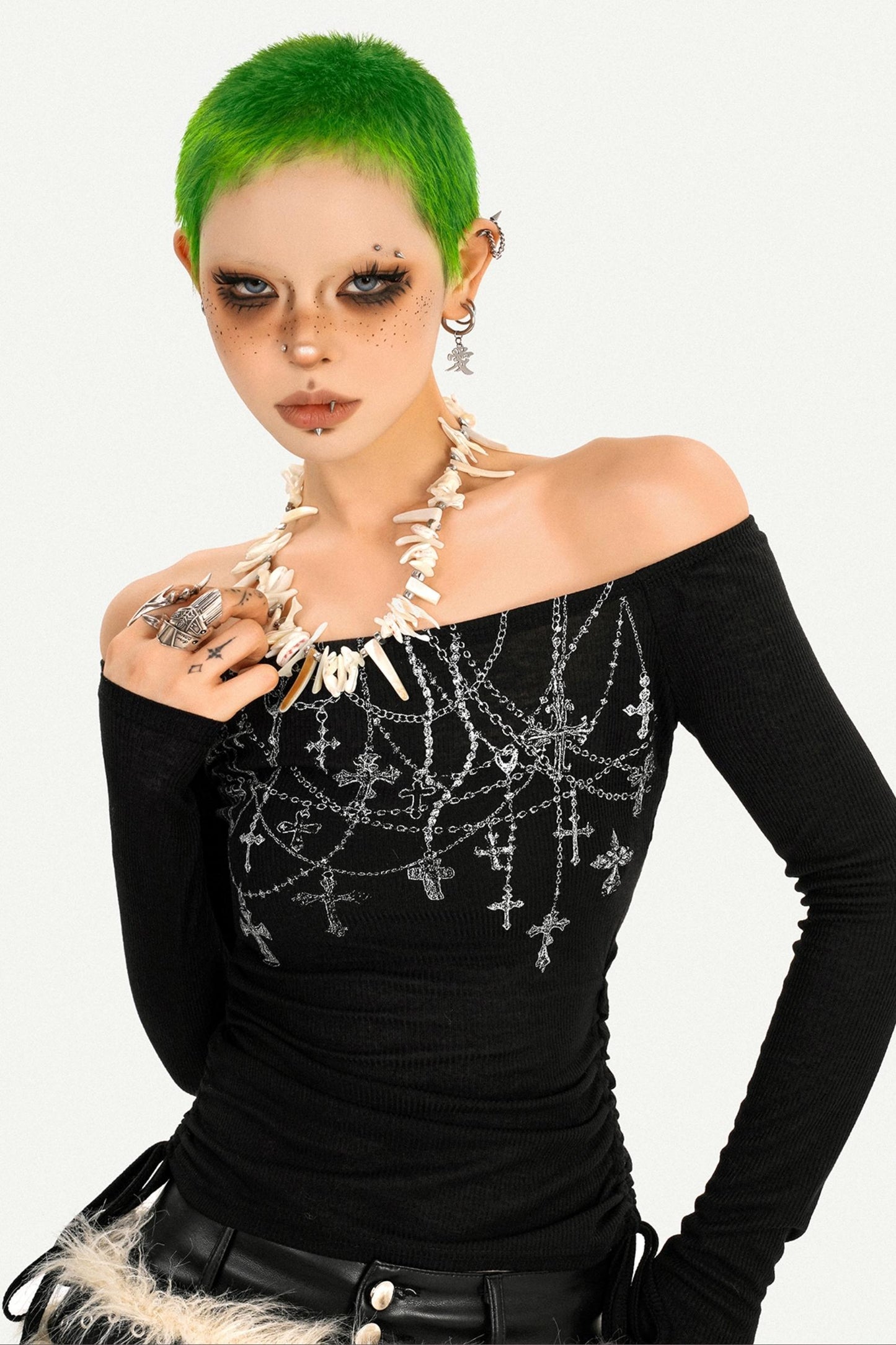 Autumn Drawstring Slimming Top