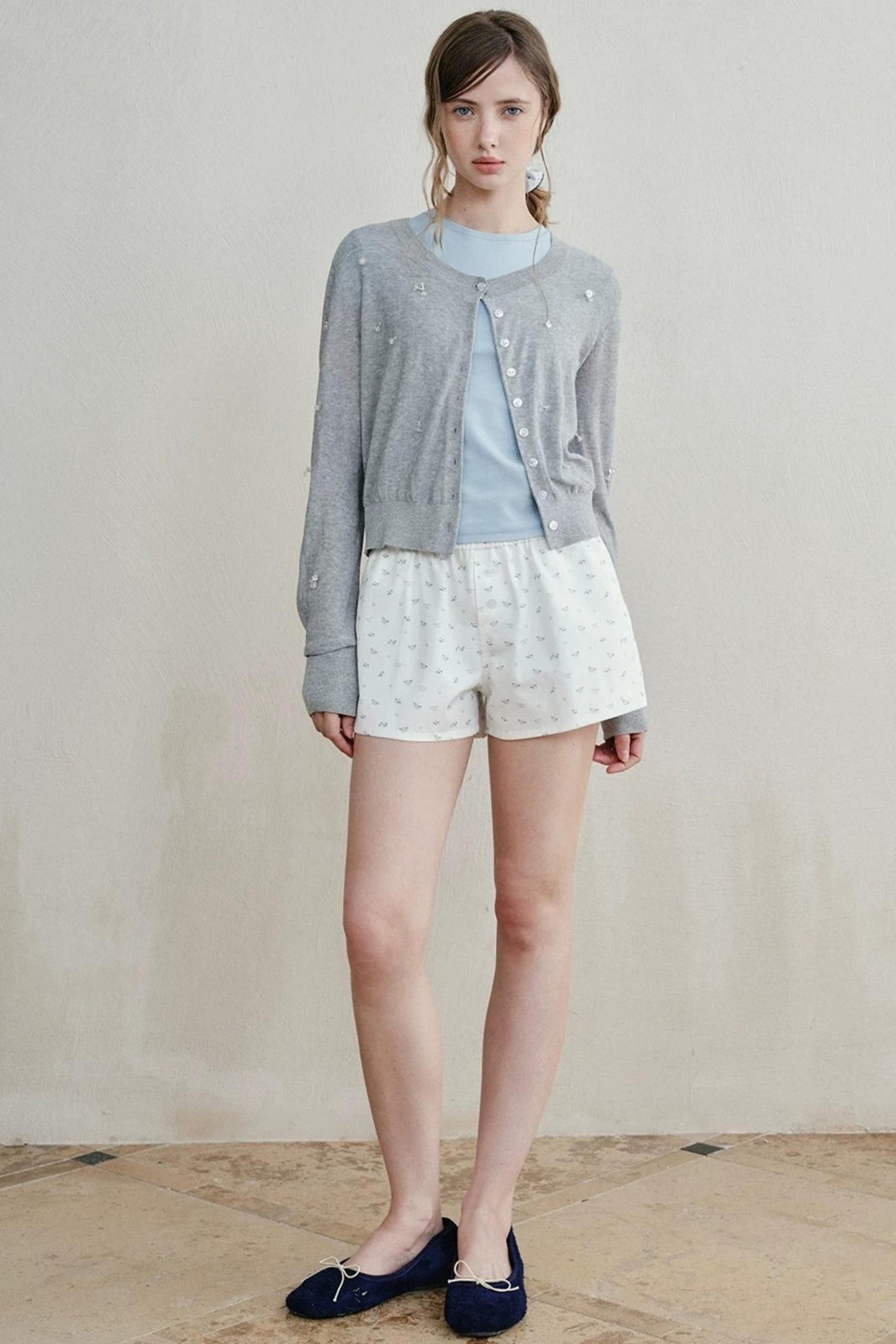 Heartbeat Beaded Knit Cardigan