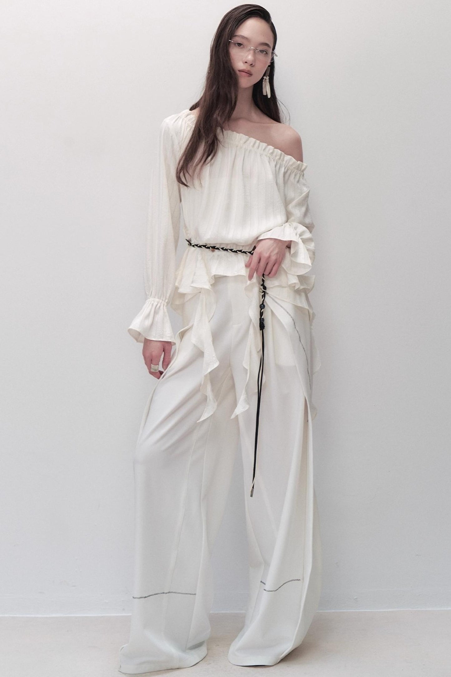 Black Wide-leg Pants