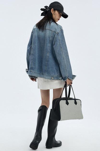 Diamond Blue Denim Jacket