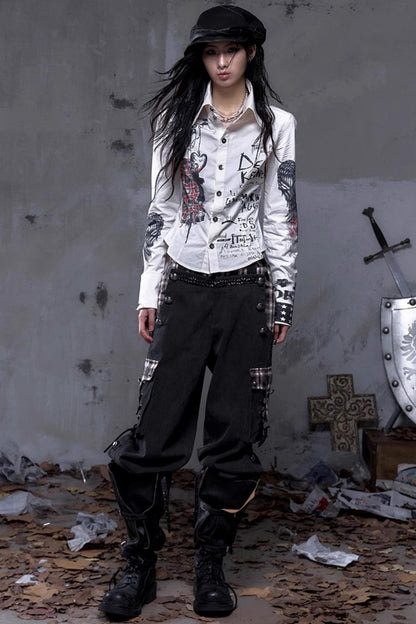 Vintage Rebel Slim Fit Long Sleeve Shirt