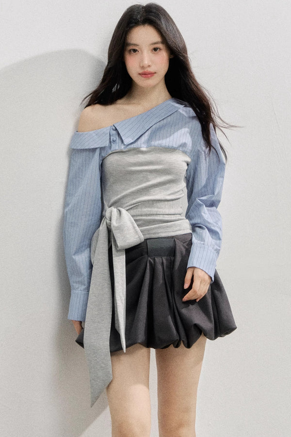 Striped Long-Sleeved Shirt