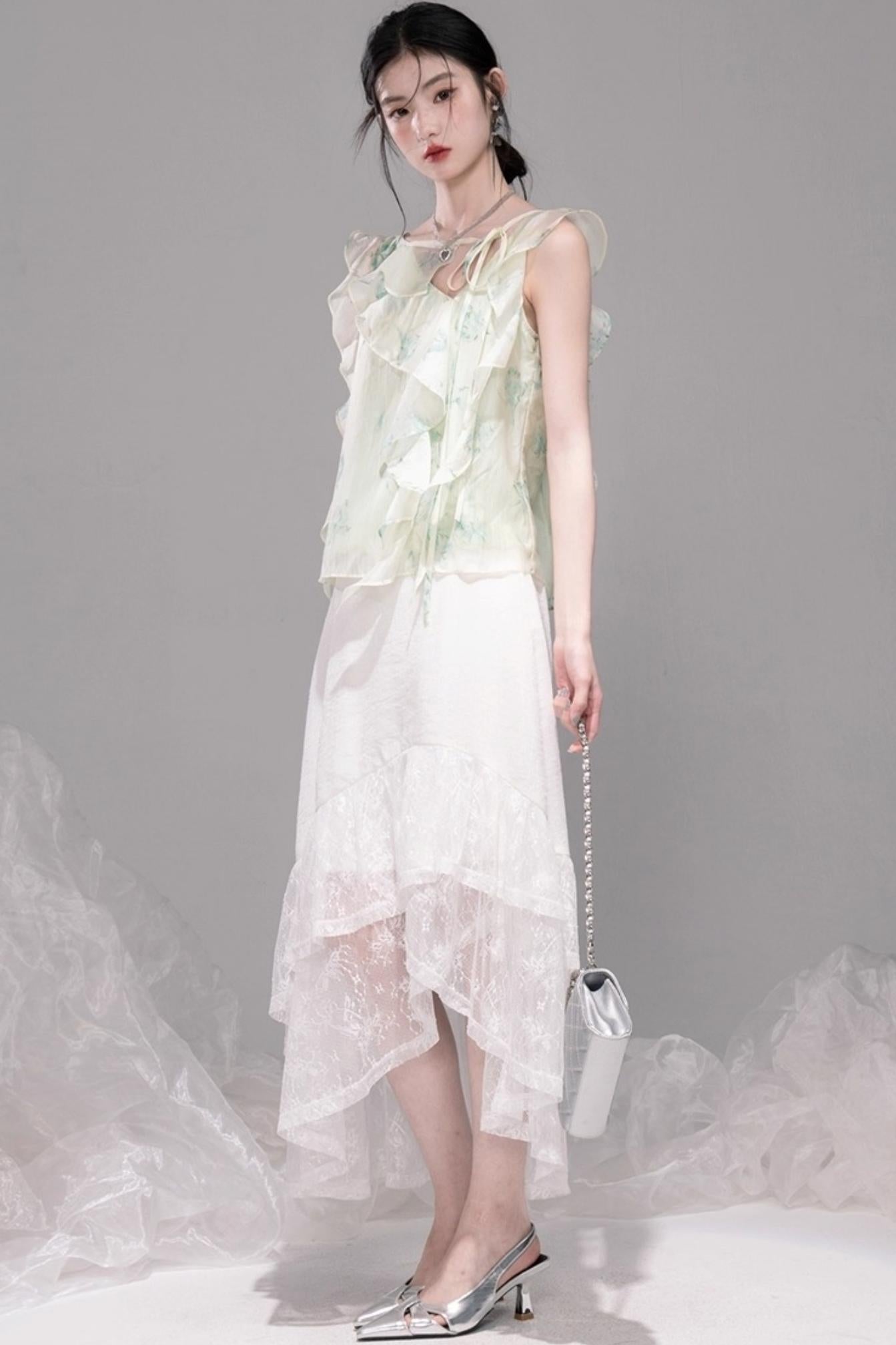 Fluttering Chiffon Shirt