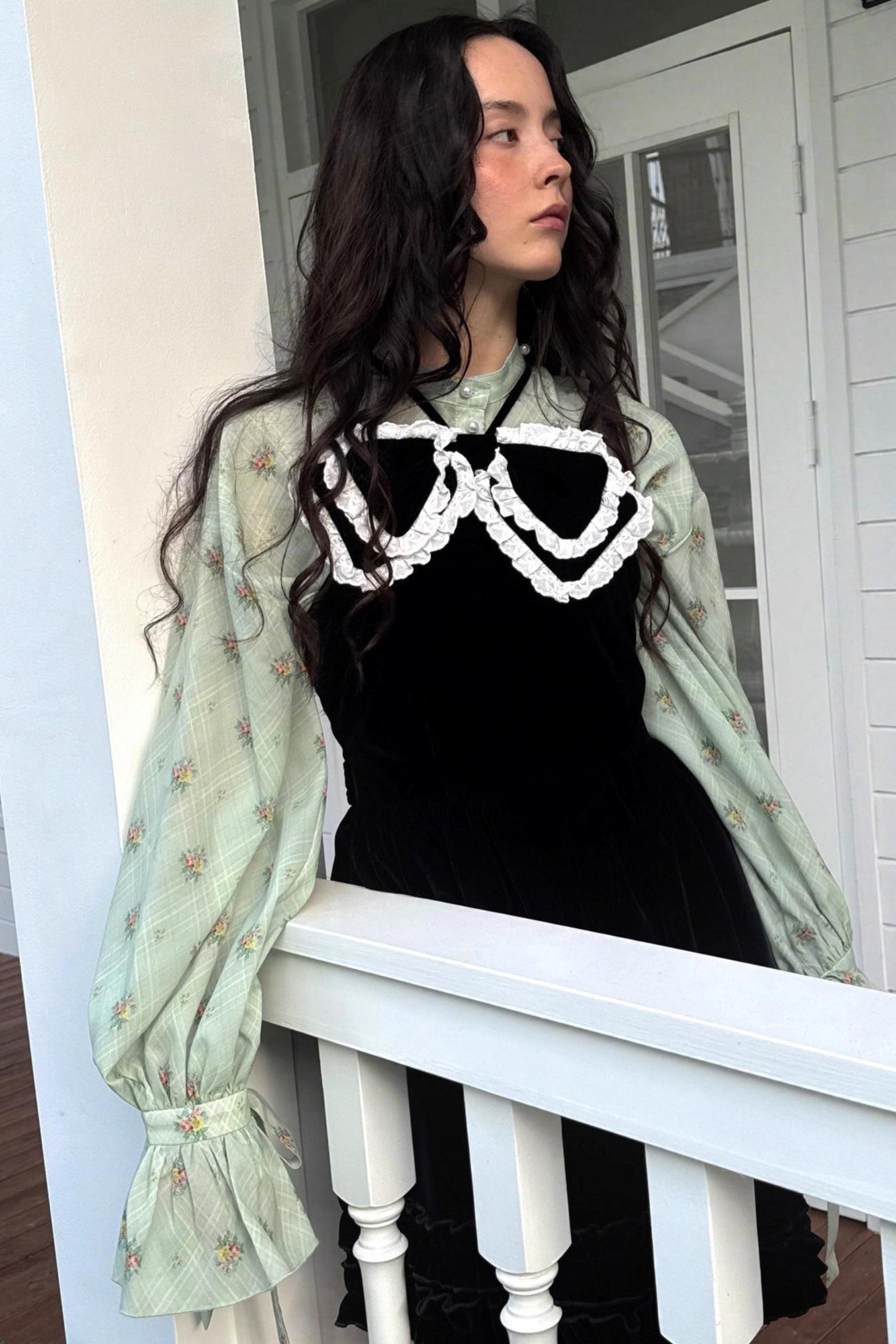 Fairy Tale Jacquard Puff Shirt