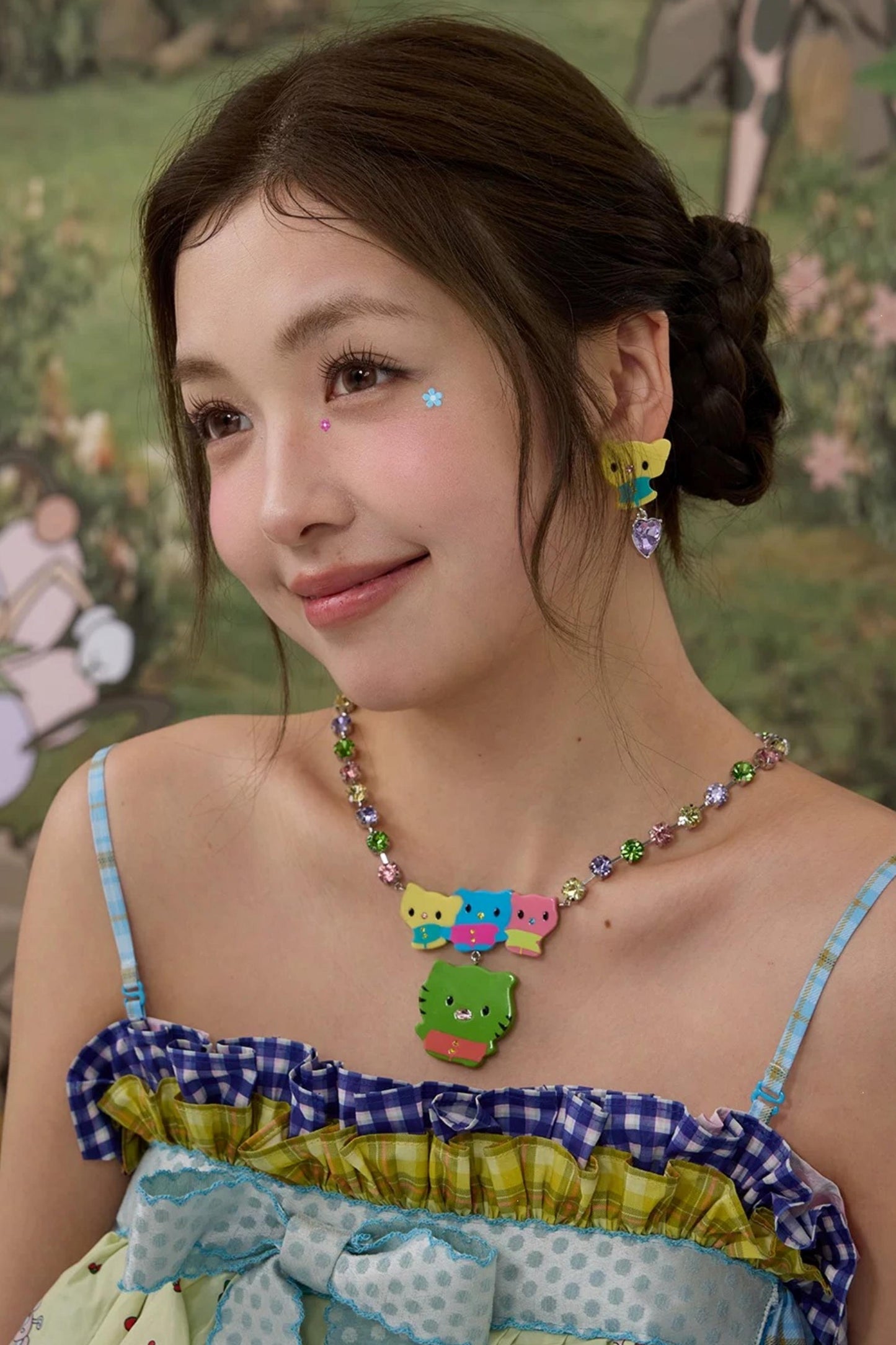 Acetate Rhinestone Jewelry Set-Up