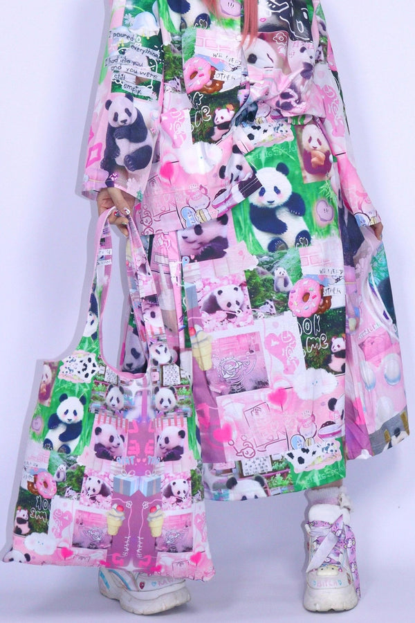 Panda Cartoon Long Skirt
