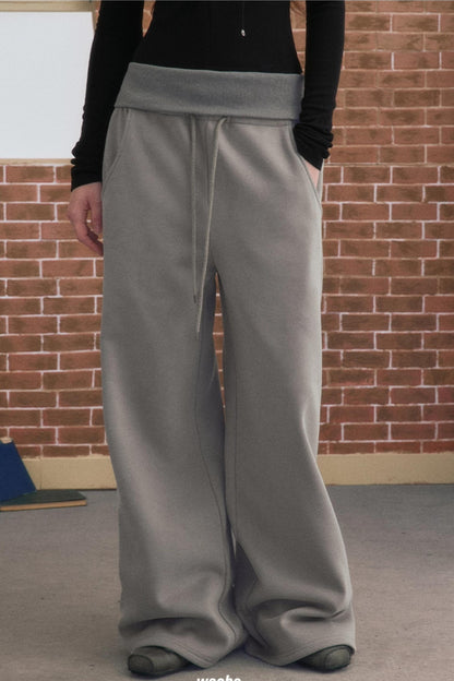 Simple Gray Fleece Sweatpants