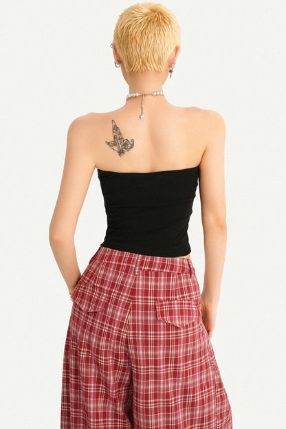 Sweet Spicy Plaid Vest Set-Up