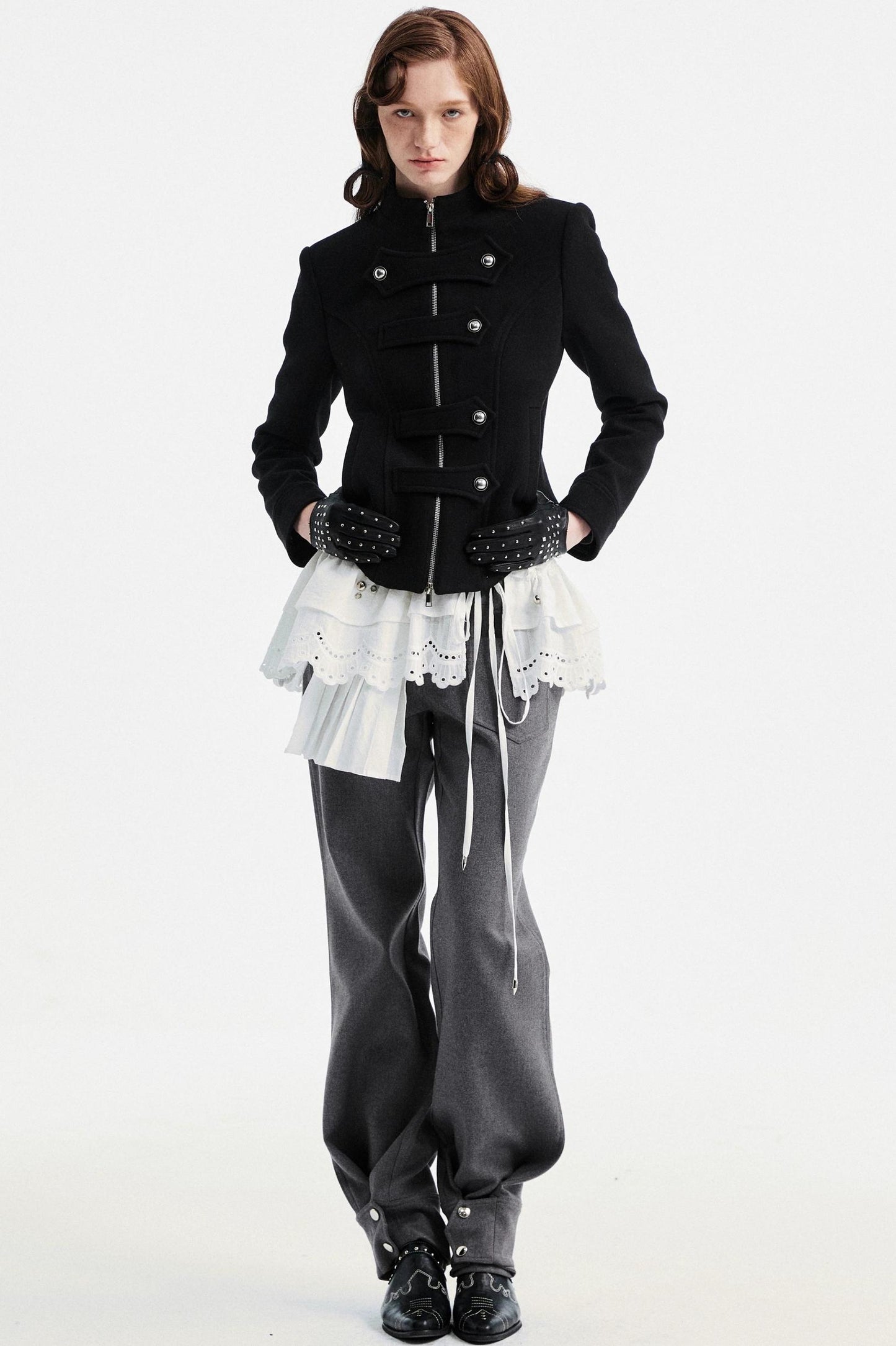 Lace Asymmetric Belt Accessory