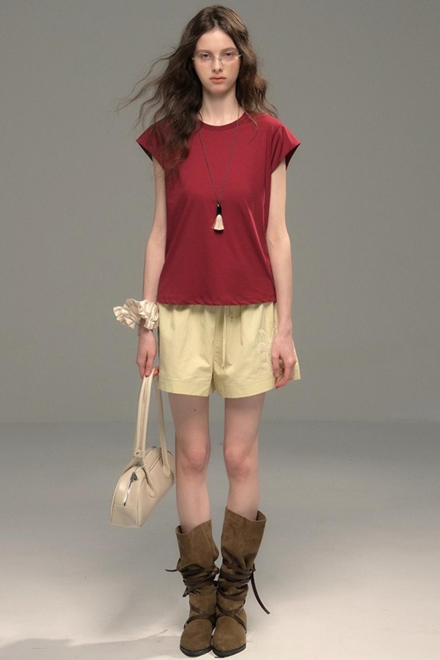 Starfish Casual Wide Drawstring Shorts