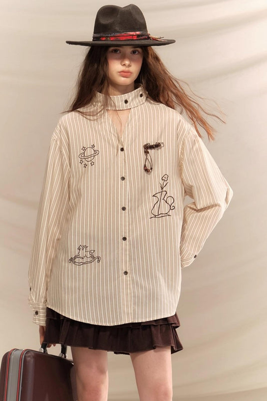 Vintage Pin Striped Shirt