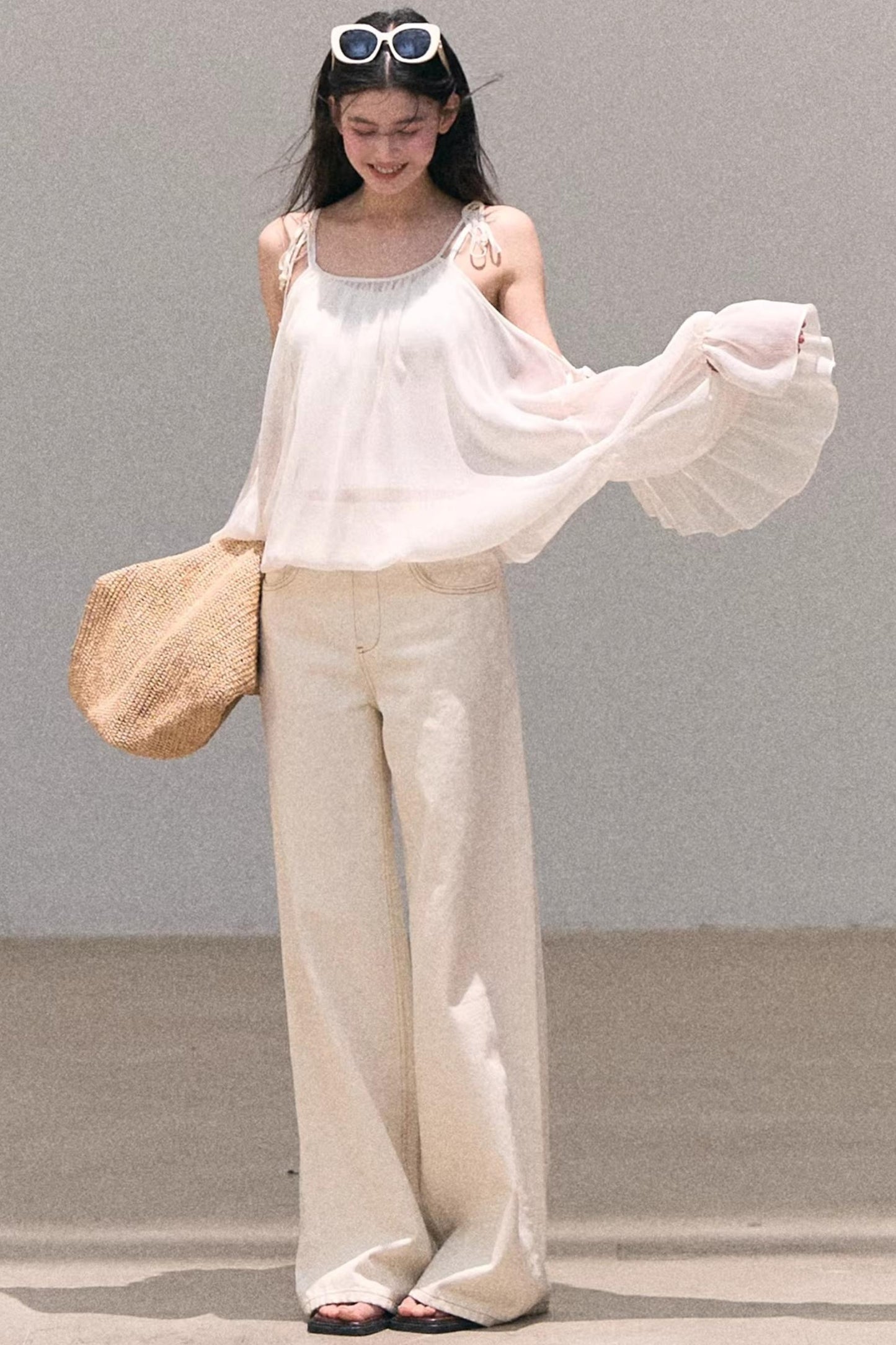 Lily of the Valley Chiffon Blouse