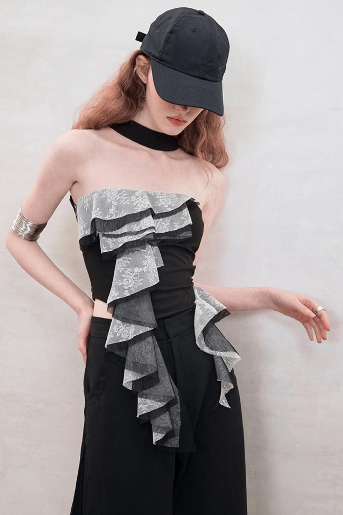 Classic Lace Halter Top