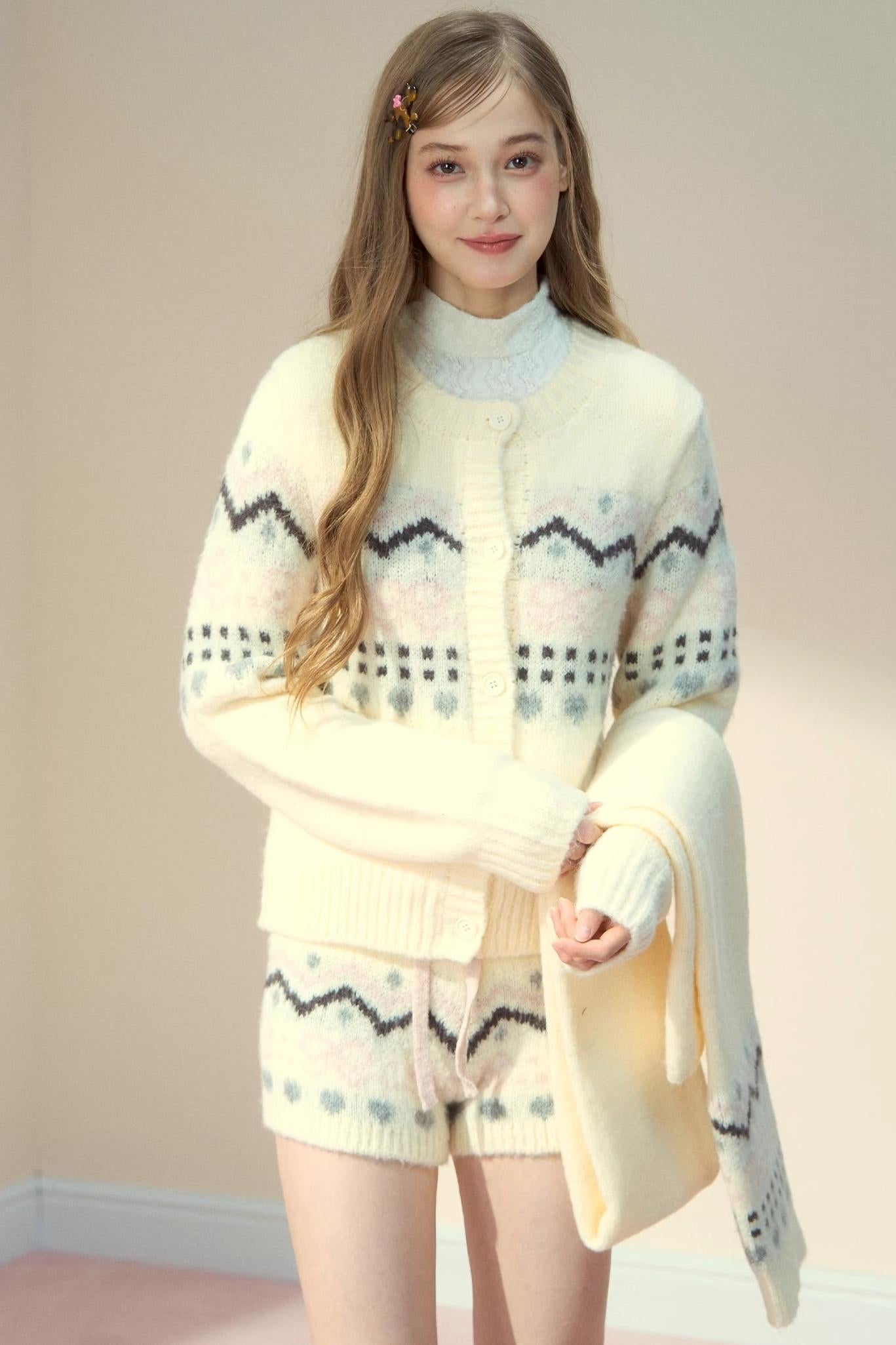 Sunset Knitted Jacket Set-Up