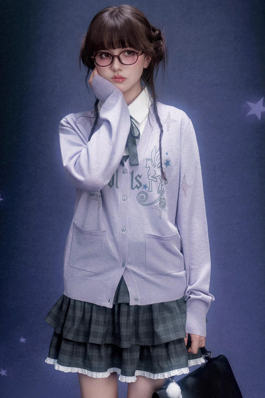 Celestial River Knit Cardigan Set-Up