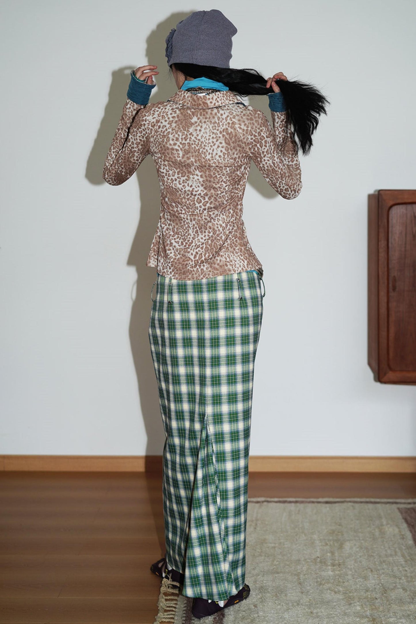 Autumn Leopard Knit Top