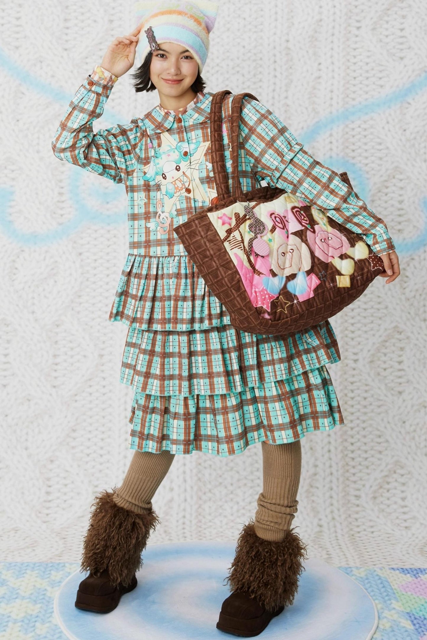 Double-Sided Quilted Cotton Bag