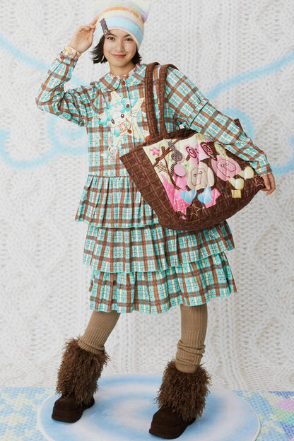 Double-Sided Quilted Cotton Bag