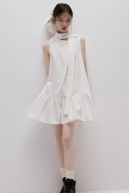 Nautical Ribbon Cotton Dress