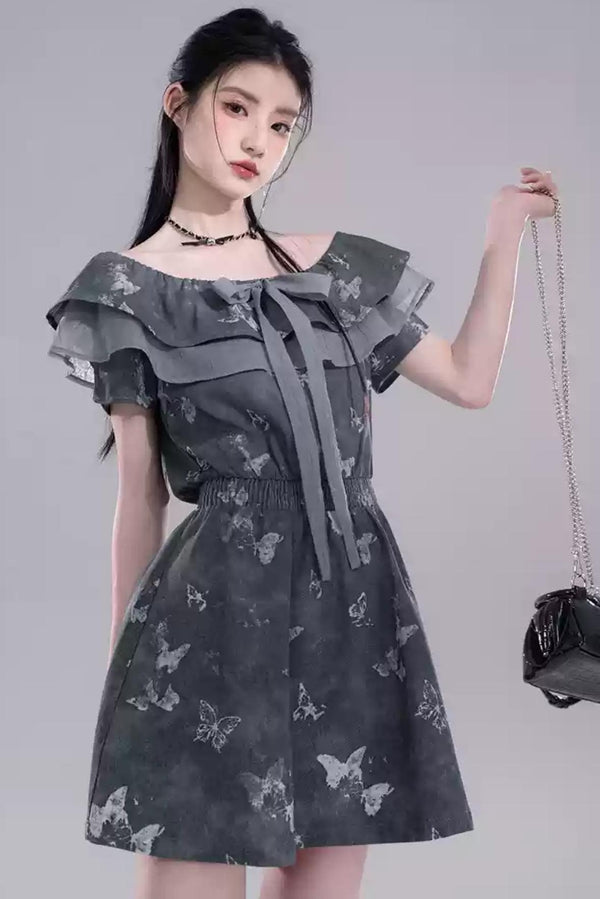 Summer Denim Jumpsuit Dress