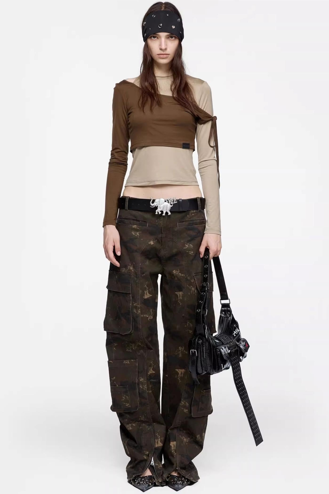 Spice Girl Style Long Sleeves Top