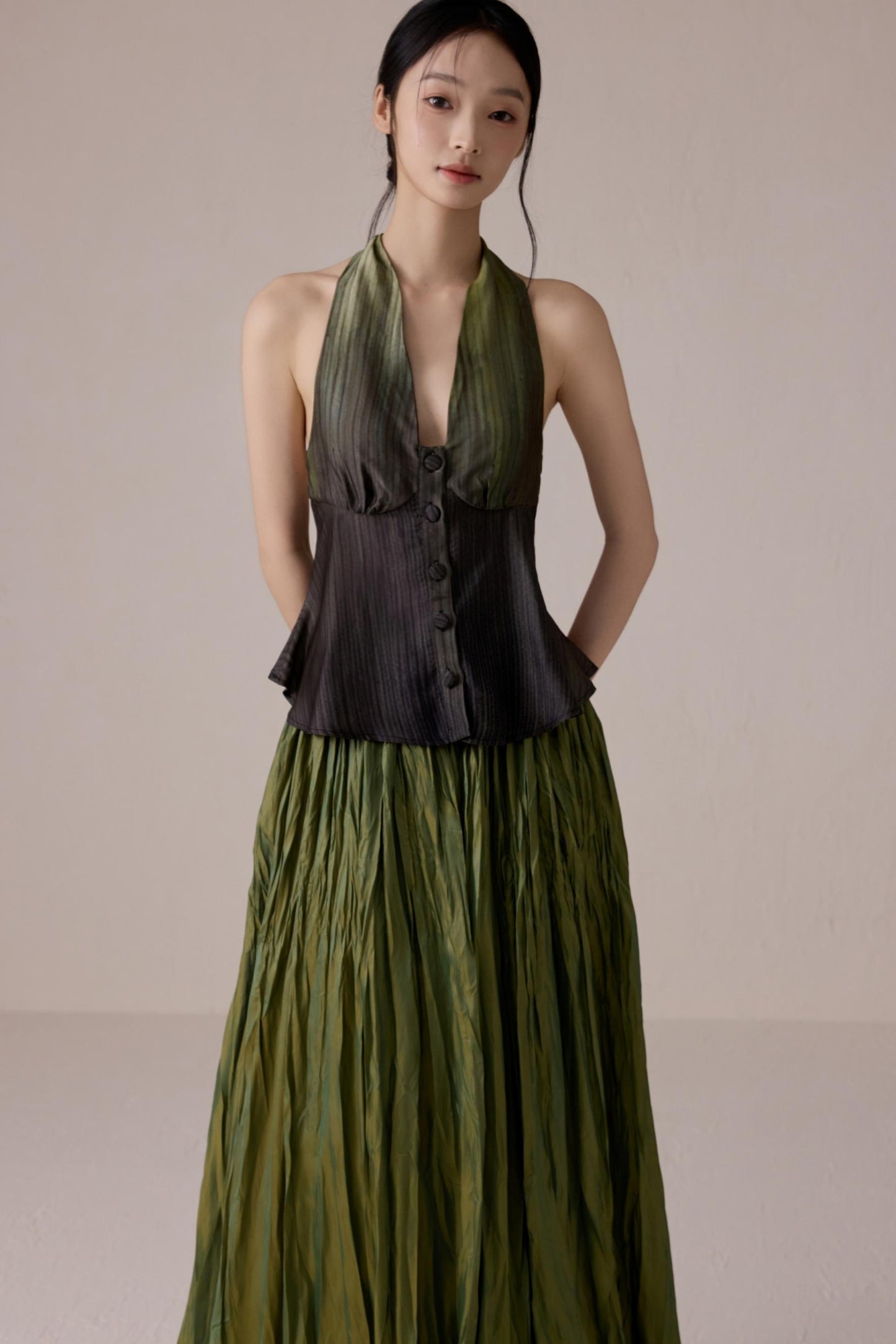 Summer Gradient Sleeveless Top