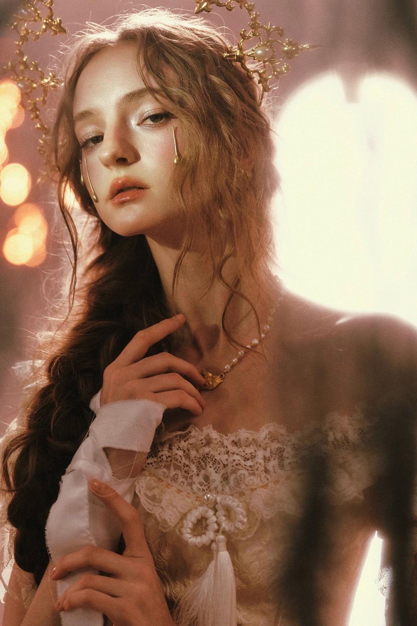 French Boned Lace Dress