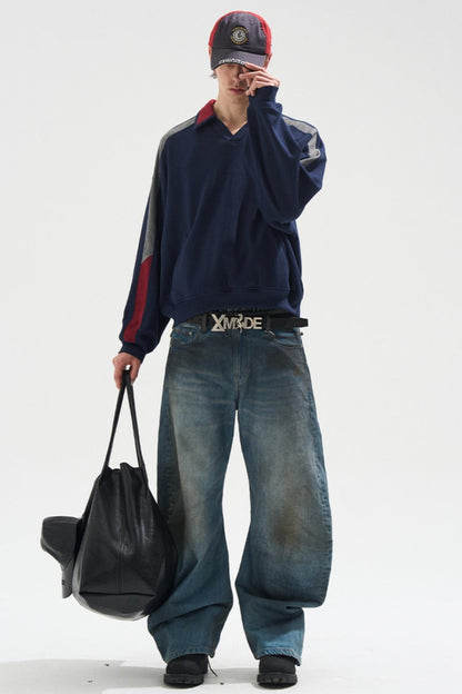 Scimitar Denim Trousers