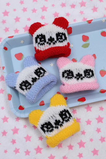 Cute Knitted Bear Hairpin