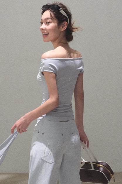 Summer Chic One-Shoulder Top