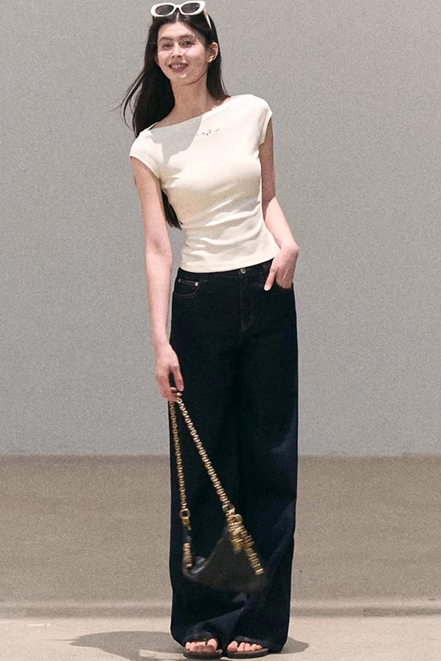 Sun-Kissed Floral Denim Set-Up