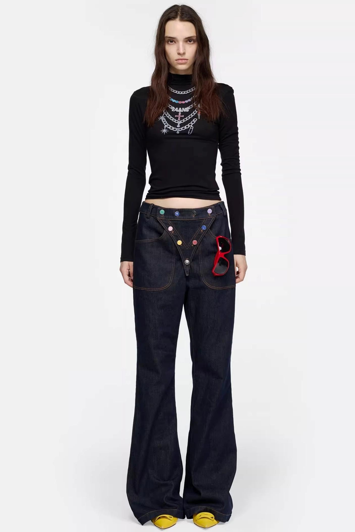 Slimming Detachable Bootcuts Pants