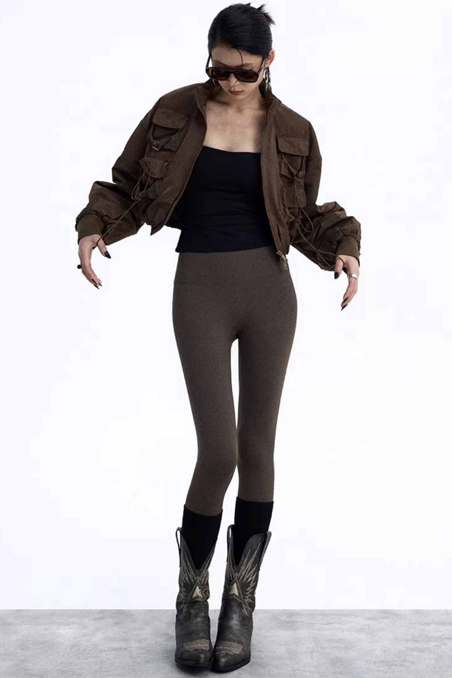 Solid Color Flight Jacket