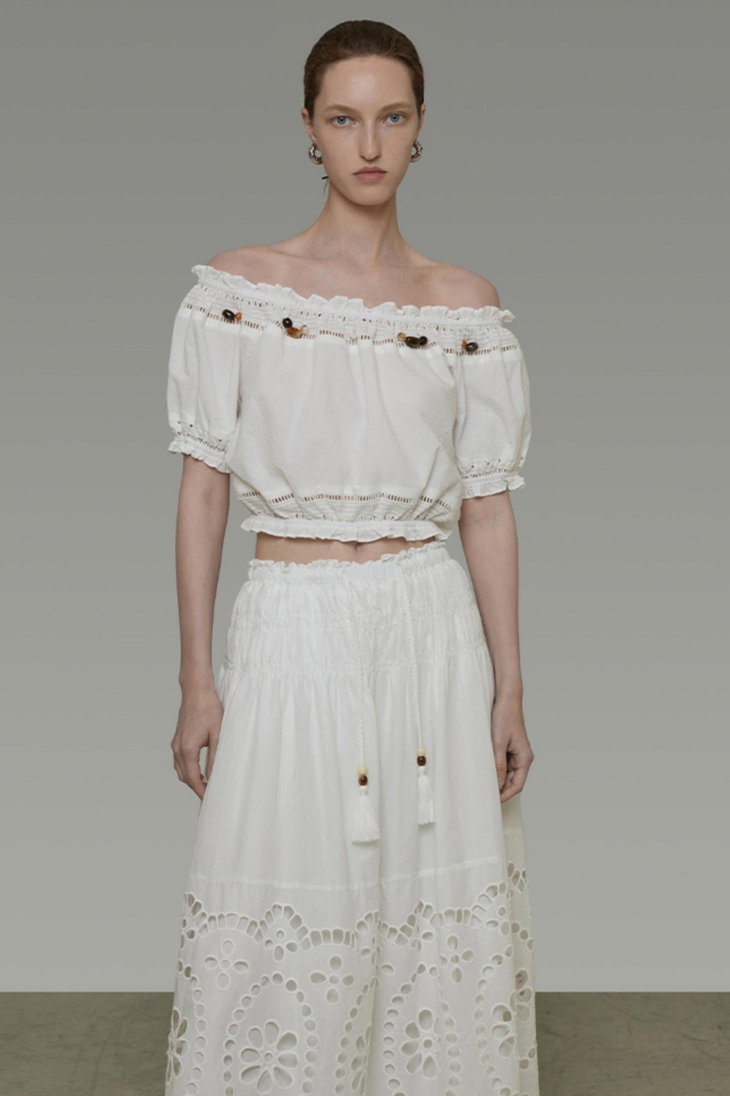 One-Shoulder Summer Skirt Top Set-Up