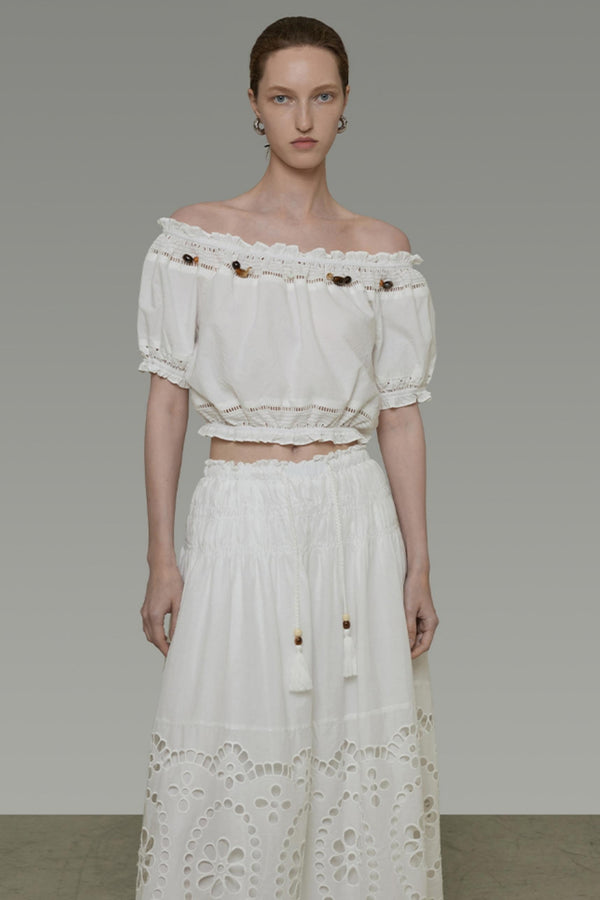 One-Shoulder Summer Skirt Top Set-Up