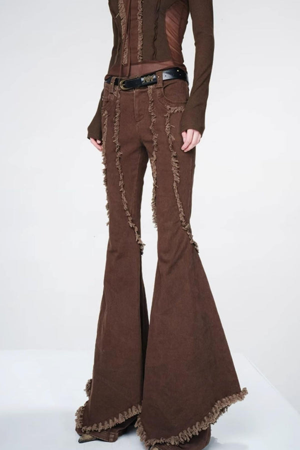 Slim Line Wide Pants