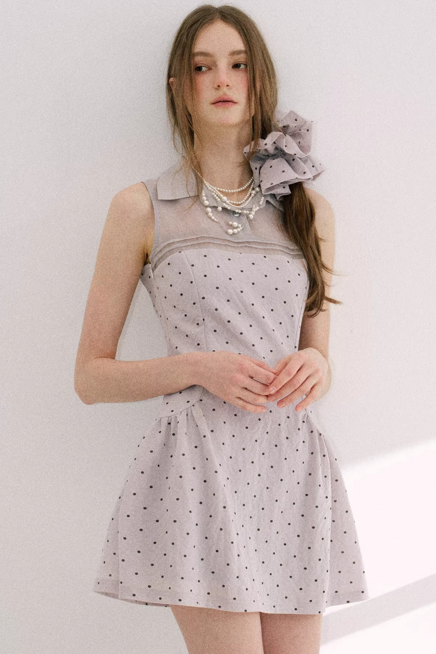 Misty Purple Retro Dress