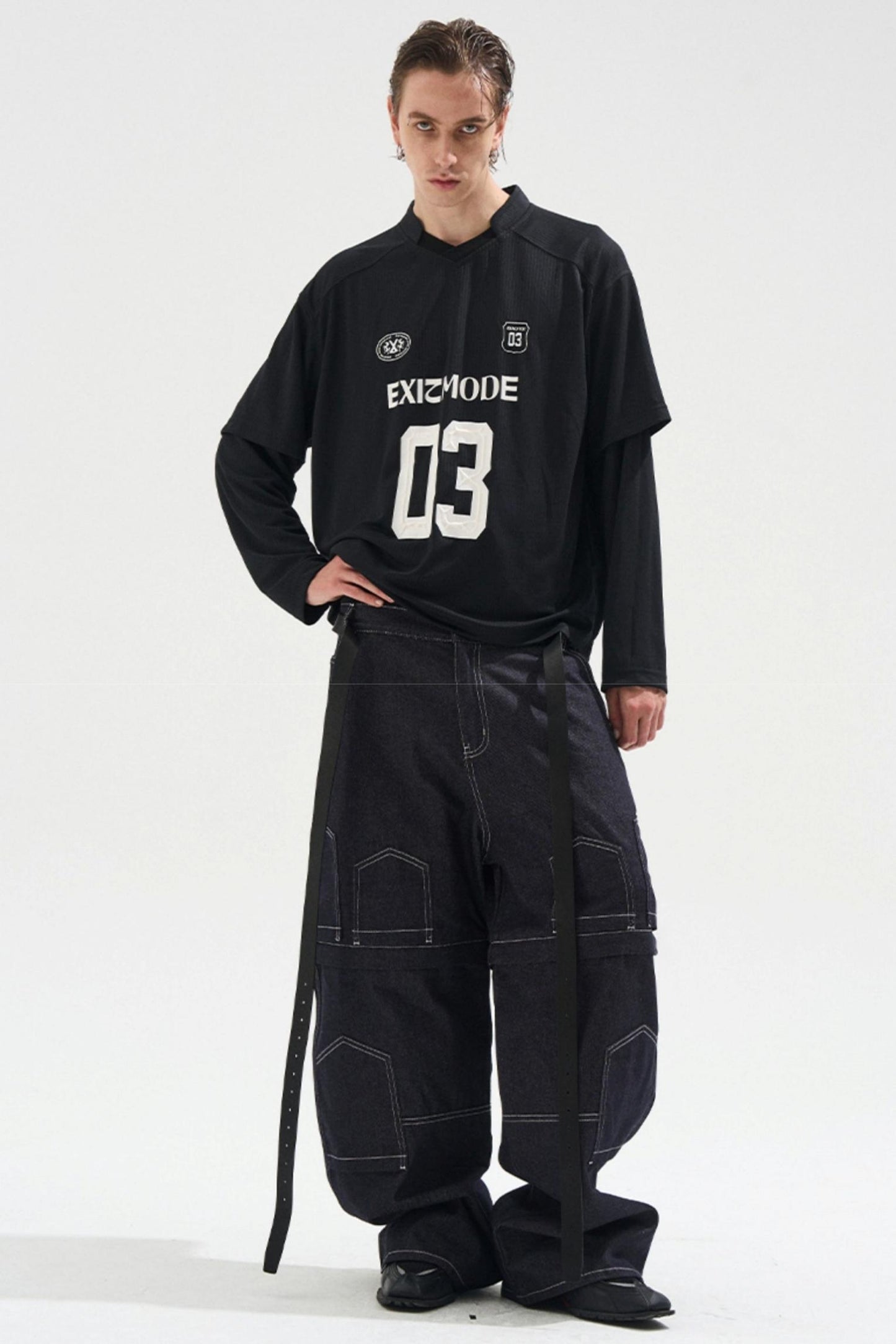 Striped Jersey Long Sleeve T-Shirt