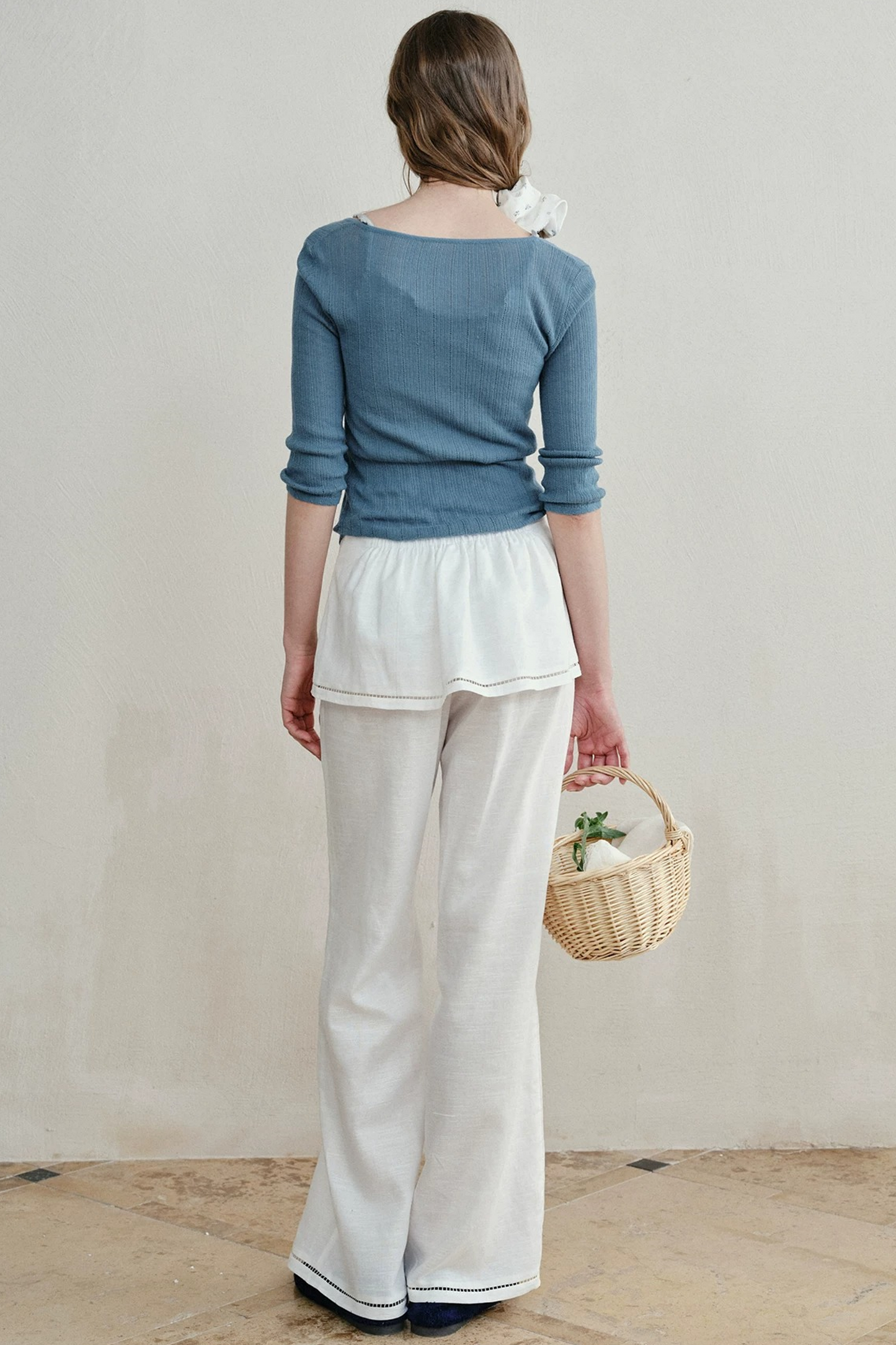 Lyocell Linen Skirt Pants