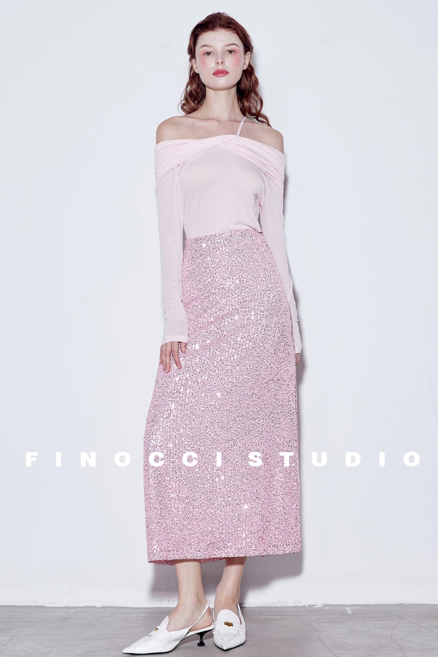 Blooming Pink Sparkle Skirt